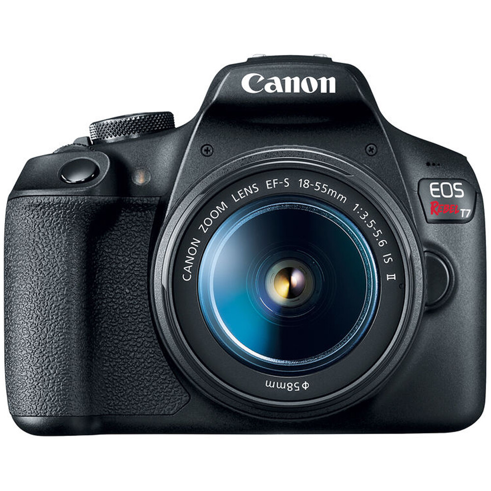 Kit de câmera Canon EOS Rebel T7 EF-S 18-55mm IS II